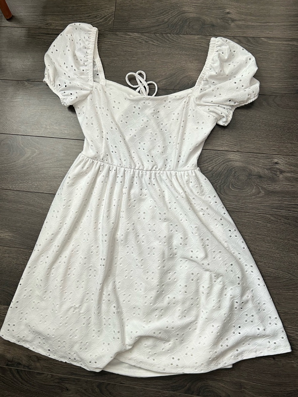 White Eyelet Dress